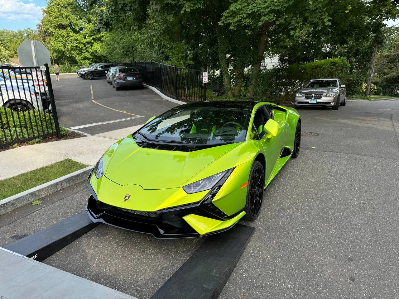 An exotic or sports car we shipped, at pickup or delivery